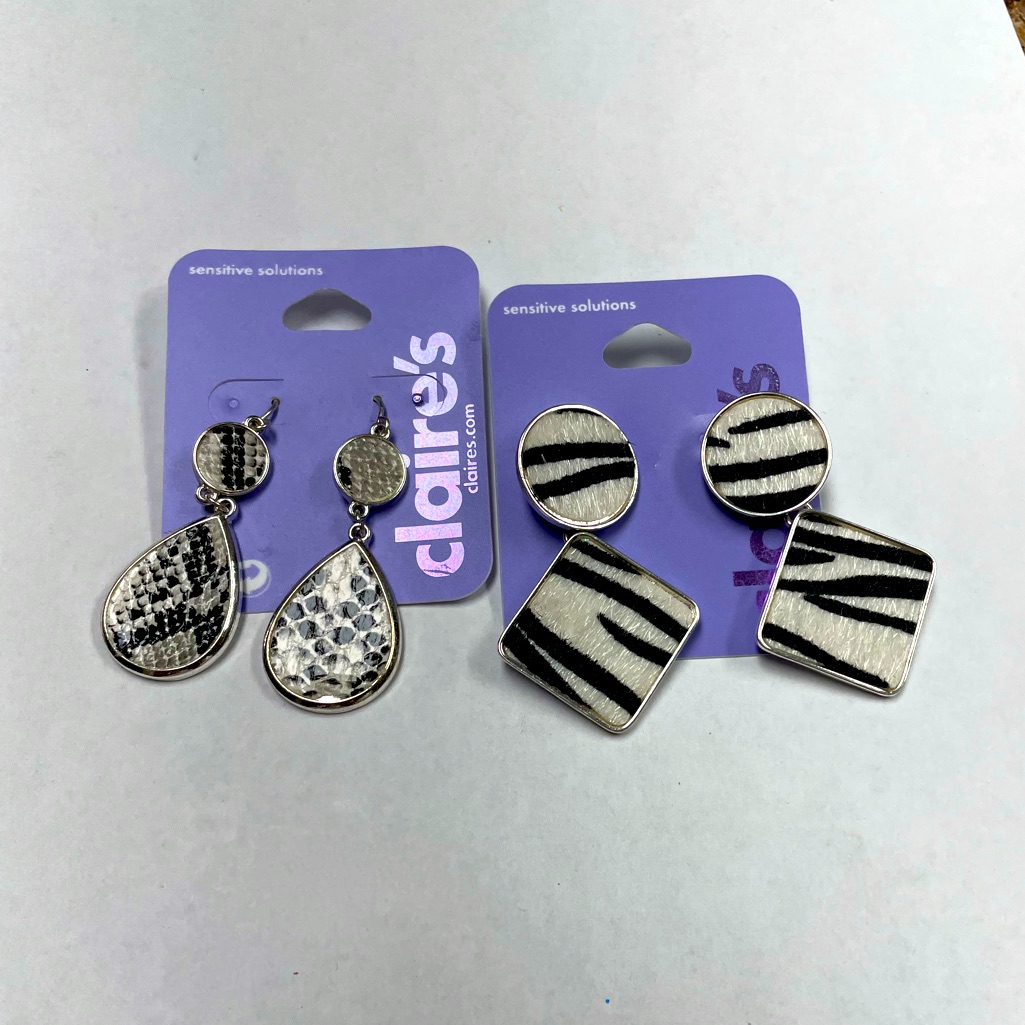 Claire’s Sensitive Solutions 2 Pairs Of Earrings.